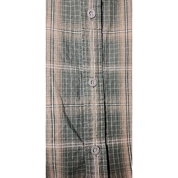 Wolverine Shirt Green Plaid Size Large Button Down Long Sleeve Cotton - Picture 5 of 11